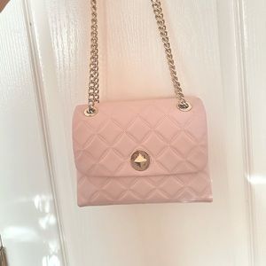 Kate Spade Natalia Small Flap Crossbody Bag in Chalk Pink!